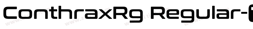 ConthraxRg Regular字体转换